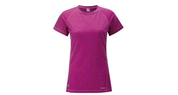 Rab MeCo 120 Short Sleeve Tee - Women's-Dragonfruit-Medium