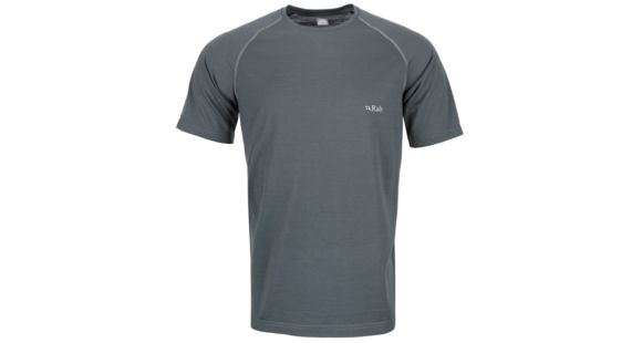 Rab MeCo 140 Short Sleeve Tee - Men's-Smoke-Small