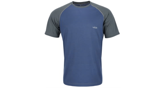 Rab MeCo 140 Short Sleeve Tee - Men's-Pluto/Smoke-Small