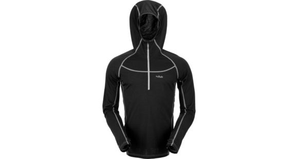 Rab MeCo 165 Hoodie - Men's-Black-X-Large