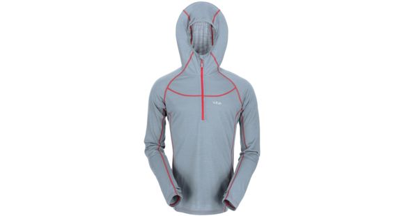 Rab MeCo 165 Hoodie - Men's-Smoke-Large