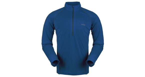 Rab MeCo 165 Long Sleeve Zip Tee - Men's-Ink-Small