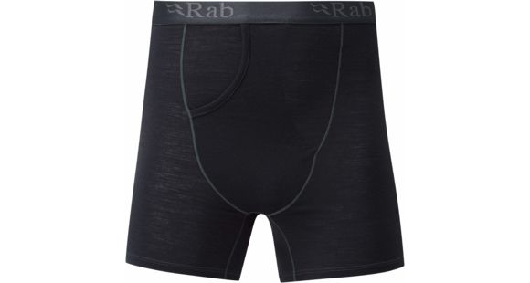 Rab Merino+ 120 Boxers - Men's, Ebony, 2XL, QBU-21-EB-XXL