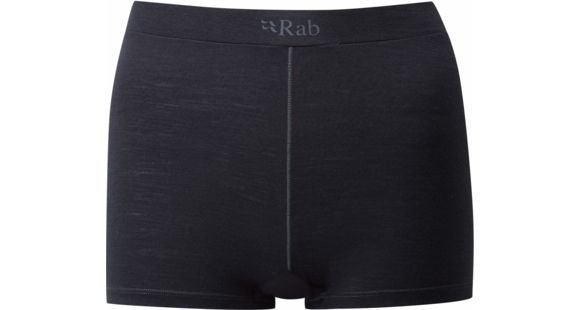 Rab Merino+ 120 Boxers - Women's, Ebony, Small, QBU-22-EB-10