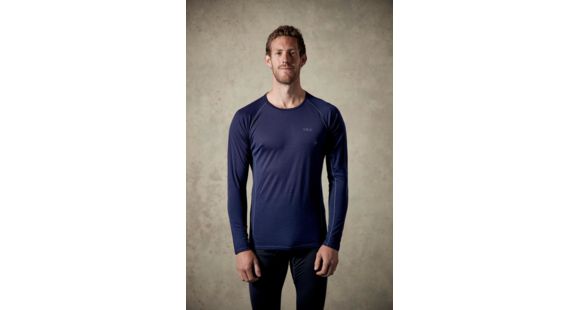 Rab Merino+ 120 Short Sleeve Crew - Men's, Twilight, 2XL, QBU-17-TW-XXL