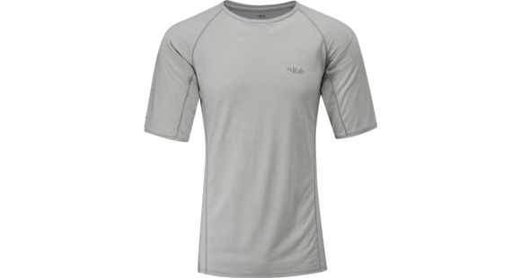 Rab Merino+ 120 Short Sleeve Crew - Men's, Dark Mirage, Small, QBU-15-DM-S