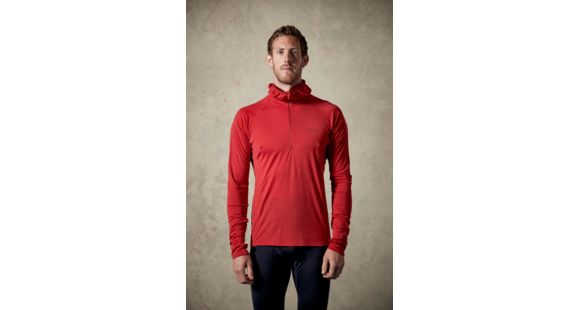 Rab Merino+ 160 Hoody - Men's, Cayenne, Extra Small, QBU-28-CY-XS