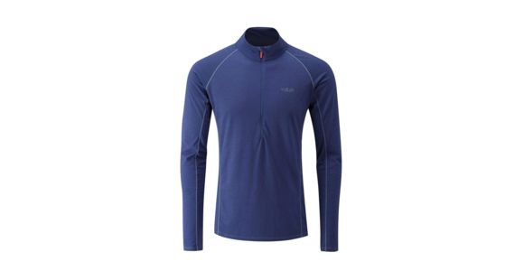 Rab Merino+ 160 Long Sleeve Zip - Mens, Twilight, Large, QBU-30-TW-L