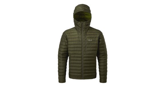 Rab Microlight Alpine Jacket - Men's, Army/Cactus, 2XL, QDA-90-AR-XXL