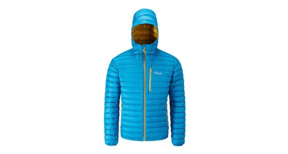 Rab Microlight Alpine Jacket - Men's, Merlin/Mimosa, Small, QDA-62-ME-S