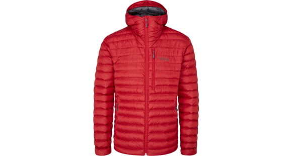 Rab Microlight Alpine Jacket - Men's, Ascent Red, Medium, QDB-12-ASR-MED