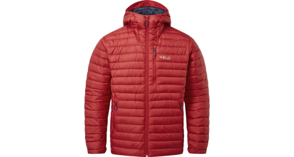 Rab Microlight Alpine Jacket - Men's, Ascent Red, Large, QDB-12-As, L