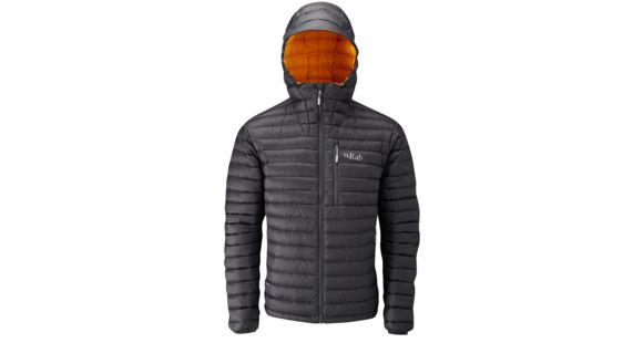 Rab Microlight Alpine Jacket - Mens, Beluga/Squash, Medium