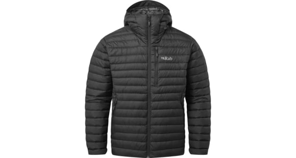 Rab Microlight Alpine Jacket - Men's, Black, Extra Small, QDB-12-BL-XS