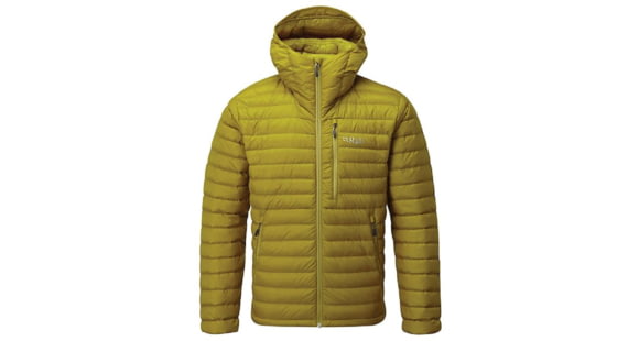 Rab Microlight Alpine Jacket - Men's, Dark Sulphur/Sulphur, Medium, QDA-90-Ds, M