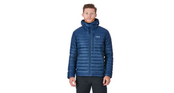 Rab Microlight Alpine Jacket - Men's, Deep Ink/Footprint, Extra Large, QDA-90-DI-XL