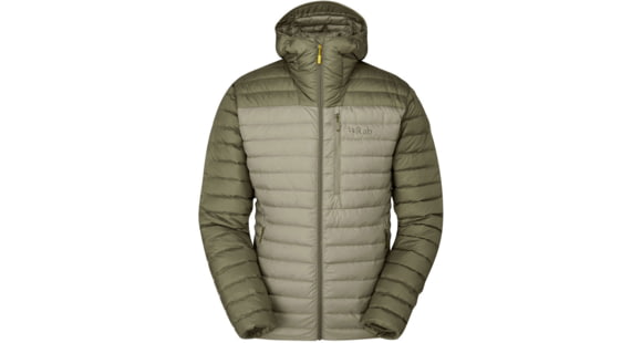 Rab Microlight Alpine Jacket - Mens, Light Khaki/Stone, Large, QDB-12-LKS-LRG