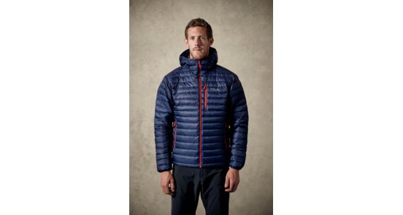 Rab Microlight Alpine Jacket - Mens, Twilight/Shark, Extra Small, QDA-62-TW-XS