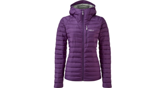 Rab Microlight Alpine Jacket - Women's, 14 UK, Blackcurrant, QDB-13-BC-14