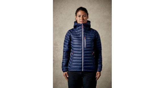 Rab Microlight Alpine Jacket - Women's, 18 UK, Twilight/Fuschia, QDA-65-TW-18