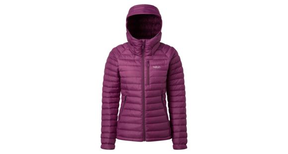 Rab Microlight Alpine Jacket - Women's, 8 UK, Violet/Dark Violet, QDA-92-VI-08