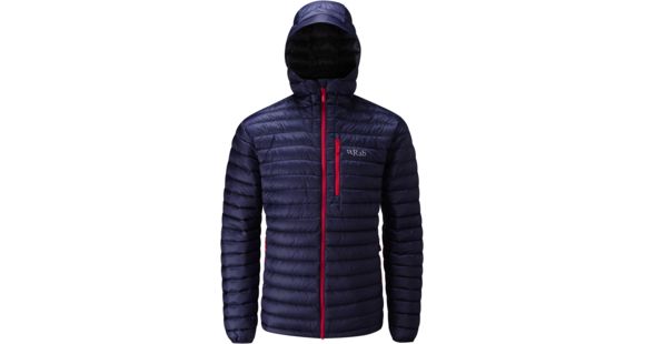 Rab Microlight Alpine Long Jacket - Men's-Twilight/Shark-Small