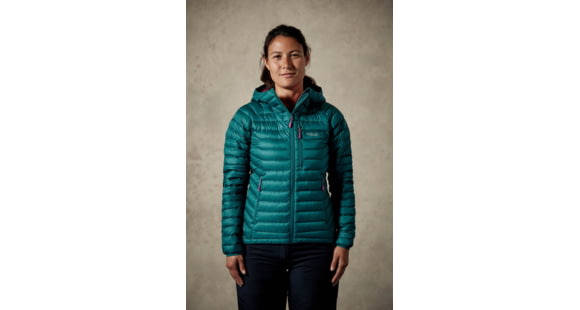 SHEDRab Microlight Alpine wmns, Spruce/ Peony, UK10/ US S, QDA-65-SC-10-DEMO