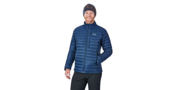 Rab Microlight Jacket - Men's, Deep ink/Footprint, Extra Large, QDA-94-DI-XL