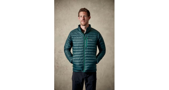 Rab Microlight Jacket - Mens, Evergreen/ Green, 2X Large, QDA-63-GN-XXL