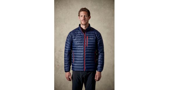 Rab Microlight Jacket - Mens, Twilight/Shark, Extra Small, QDA-63-TW-XS
