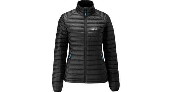 Rab Microlight Jacket - Women's, Black/Sea Glass, 8