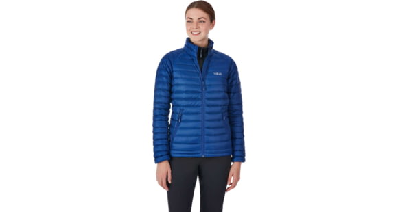 Rab Microlight Jacket - Women's, Blueprint/Celestial, Extra Small, QDA-95-BP-18