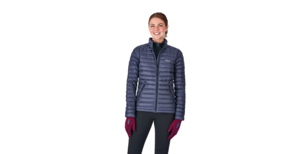 Rab Microlight Jacket - Women's, Steel/Passata, 10, QDA-95-ST-10