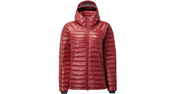 Rab Microlight Summit Jacket - Women's, Crimson, Large, QDA-89-CR-14