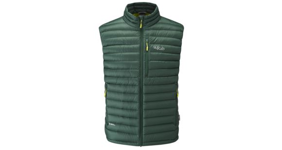 Rab Microlight Vest - Men's, Fir/Lime, 2XL