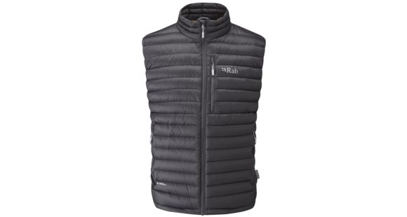 Rab Microlight Vest - Men's, Black/Shark, Medium