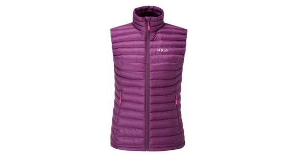 Rab Microlight Vest - Women's, Berry/Tayberry, Medium, 12, QDA-67-BY-12
