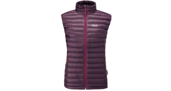 Rab Microlight Vest - Women's, Aubergine/Quince, XL, 16, QDA-67-AU-16