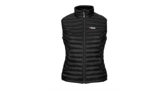 Rab Microlight Vest - Women's, Black, XS, 8, QDA-58-BL-08