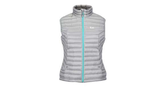 Rab Microlight Vest - Women's, Gargoyle, Large, 14, QDA-58-GG-14