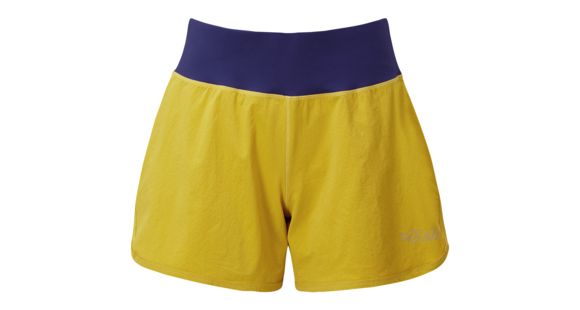 Demo, Rab Momentum Shorts - Women's, 12 UK, Sulphur, QFB-21-SU-12