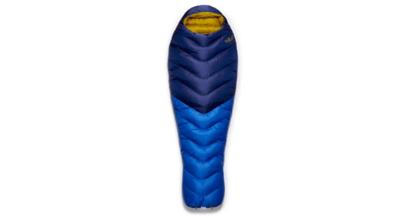 Rab Neutrino 600 Sleeping Bag, Nightfall Blue, Regular, Left Zip, QSM-92-NFB-REG-LZ