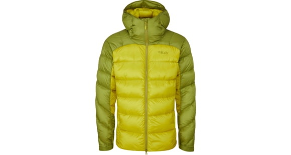 Rab Neutrino Pro Jacket - Men's, Aspen Green/Zest, Extra Small, QDN-95-ASZ-XSM