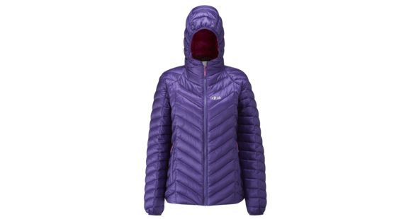 Shed, Rab Womens Nimbus Jacket, Juniper/ Peony, 12, QIO-08-JU-12-DEMO