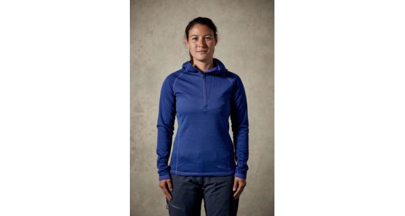 Rab Nucleus Hoody - Women's, Blue Print, 8, QFA-84-BP-08