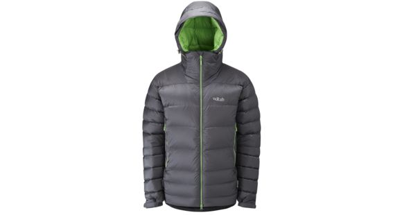 Rab Positron Jacket - Men's-Graphene/Wasabi-XX-Large