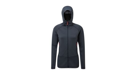 Rab Power Grid Hoodie - Women's, Steel/Steel, Small, QFE-81-ST-10