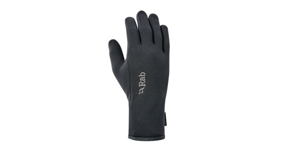Rab Power Stretch Contact Glove - Men's, Beluga, Extra Small, QAH-55-BE-XS