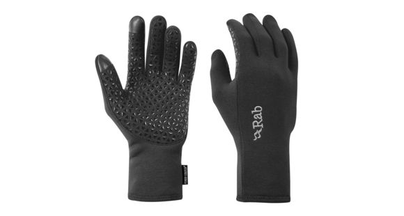 Rab Power Stretch contact Grip Glove - Men's, Beluga, Extra Large, QAH-53-BE-XL