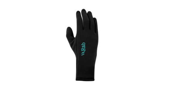 Rab Power Stretch Contact Grip Glove - Women's, Black, Extra Large, QAH-54-BL-XL
